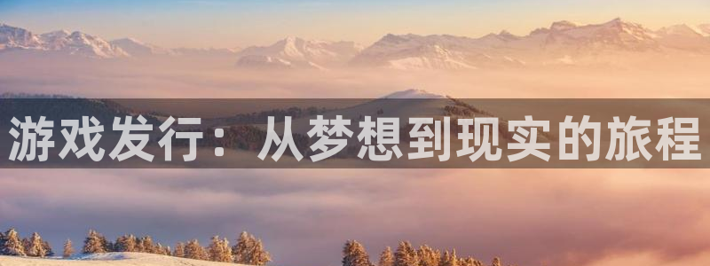 新航娱乐入网要求：游戏发行：从梦想到现实的旅程